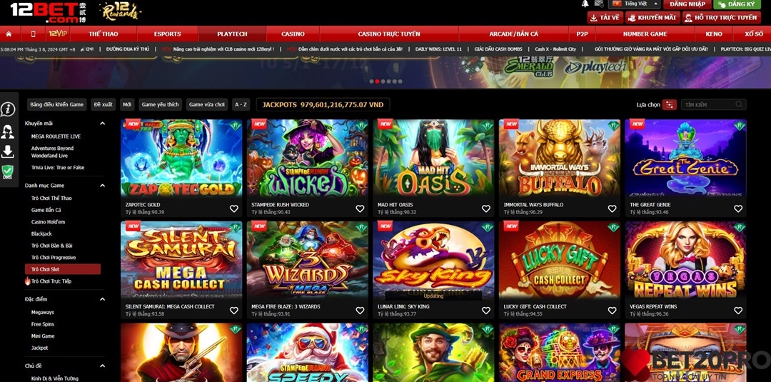 12bet Sân chơi nổ hũ online nổ hũ lớn