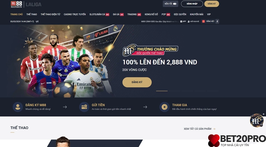 M88 Casino trực tuyến uy tín đến từ châu Âu