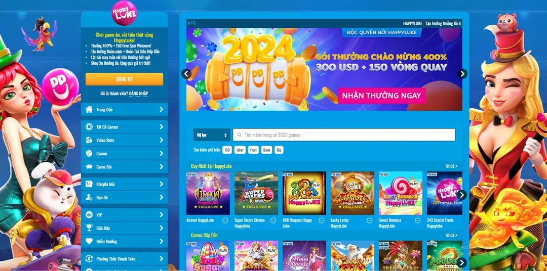 Nhà cái cá cược online Happyluke mang phong cách châu Âu chuyên nghiệp